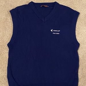 navy blue pierre cardin sport sweater vest